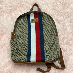 Tommy Hilfiger brown backpack